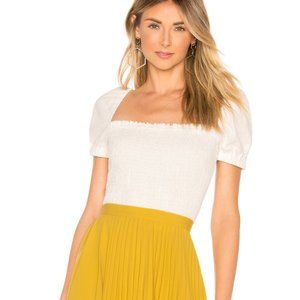 ASTR the Label Smocked Mason Top